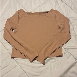 Abercrombie & Fitch Women's Brown Long Sleeve Top